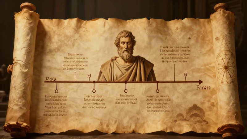 Estilo pictórico histórico sobre filosofía estoica antigua