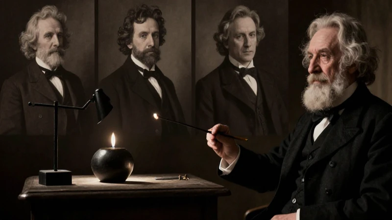 Fotografía oscura al estilo antiguo de Faraday