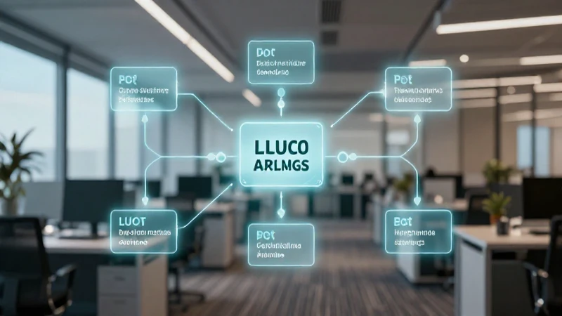 Esquema de flujo de calidad: mejorando tus procesos para obtener resultados óptimos 4 Oficina moderna con diagrama luminoso sutil