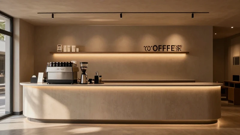 Esquema de Flujos en una Cafetería: Optimizando la Eficiencia y la Experiencia del Cliente 5 Cafetería luminosa con mostrador eficiente