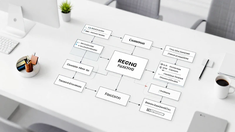 Esquema de flujo de recursos humanos: Mejorando la gestión del talento en tu empresa 6 Oficina moderna con diagrama luminoso y claro