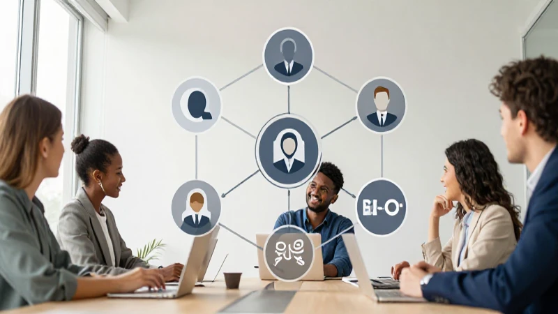 Esquema de flujo de recursos humanos: Mejorando la gestión del talento en tu empresa 4 Colaboración moderna bajo luz natural