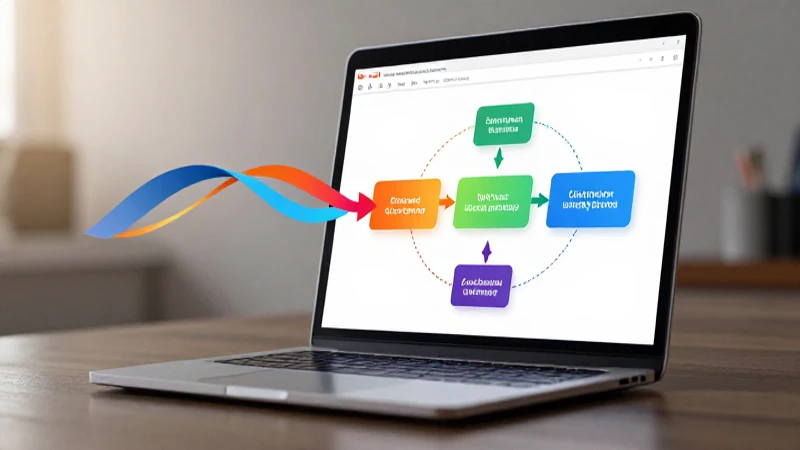 Mejorando tus presentaciones con Esquemas de flujo en Power Point 5 Diagrama colorido, portátil e iluminación suave