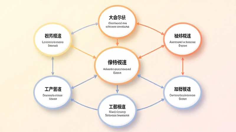 Diagrama circular isométrico con luz cálida
