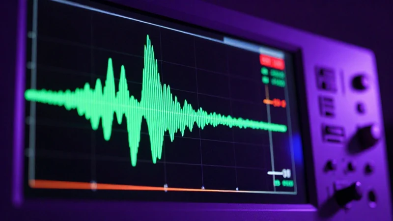 Tecnología futurista brillante, enfocada y vibrante