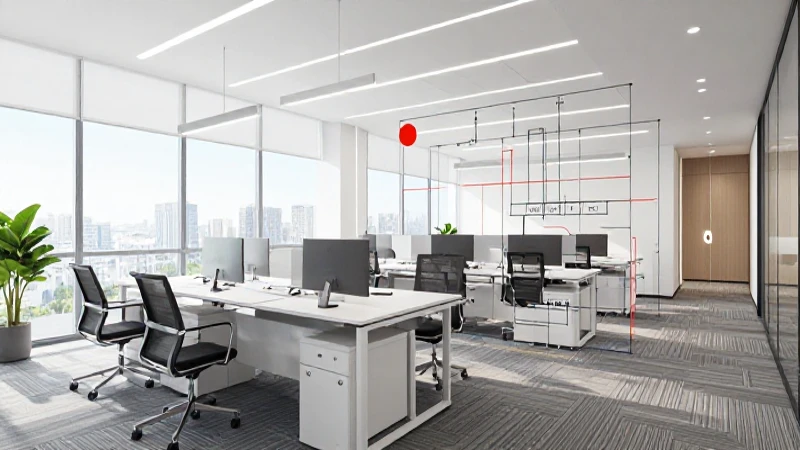 Espacio de oficina moderno, luminoso y profesional
