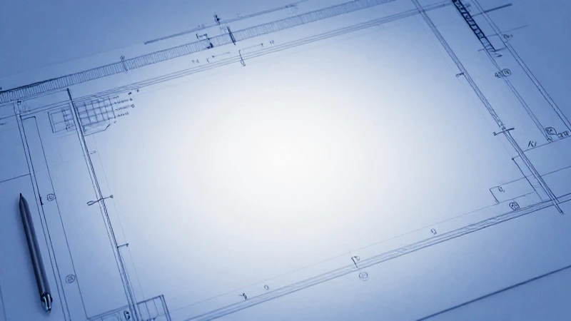 Dibujo técnico con luz suave en escritorio