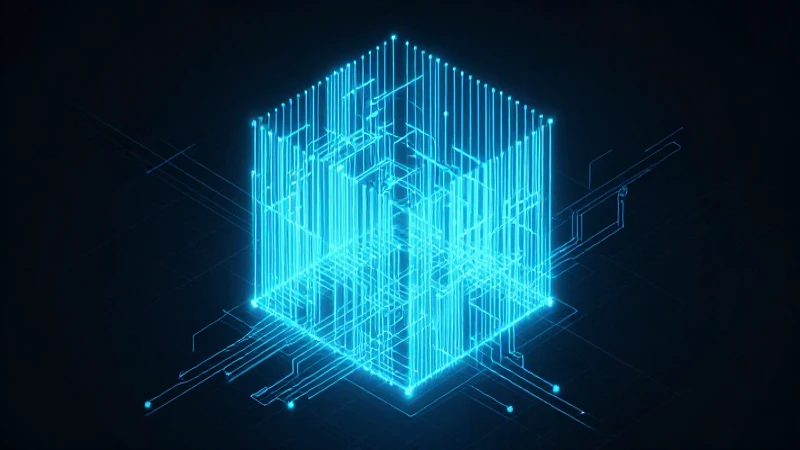 Diagrama esquemático con circuitos iluminados e isométrico