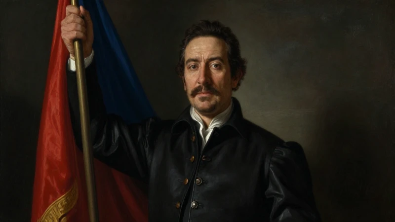 Fundación del Estado de Hidalgo: Línea de Tiempo y Historias 6 Retrato de Hidalgo con iluminación dramática al óleo