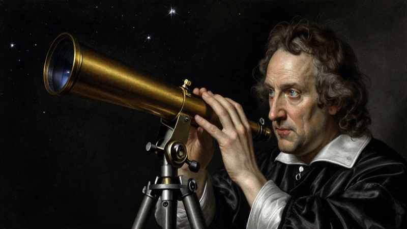 Galileo estudió las estrellas con telescopio