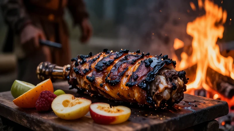 Humanos primitivos disfrutaron carne asada a fuego