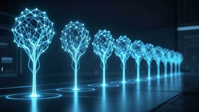 Generaciones de las Computadoras: Línea del Tiempo Evolutiva 8 Iluminación cinematográfica de redes neuronales futuristas