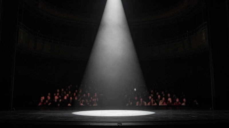 Género Dramático: Mapa Conceptual y Mental para su Estudio 8 Escenario dramático con luz y sombra