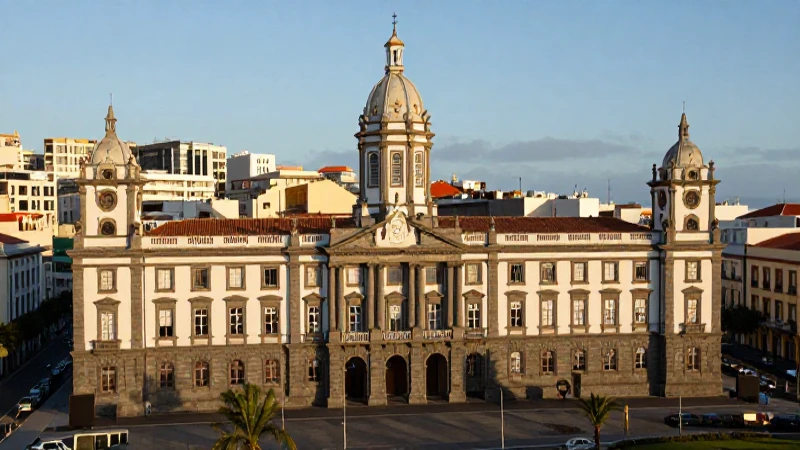 Cuál es el organigrama y funciones del Gobierno de Canarias 5 Edificio canario bajo luz cálida y amplia