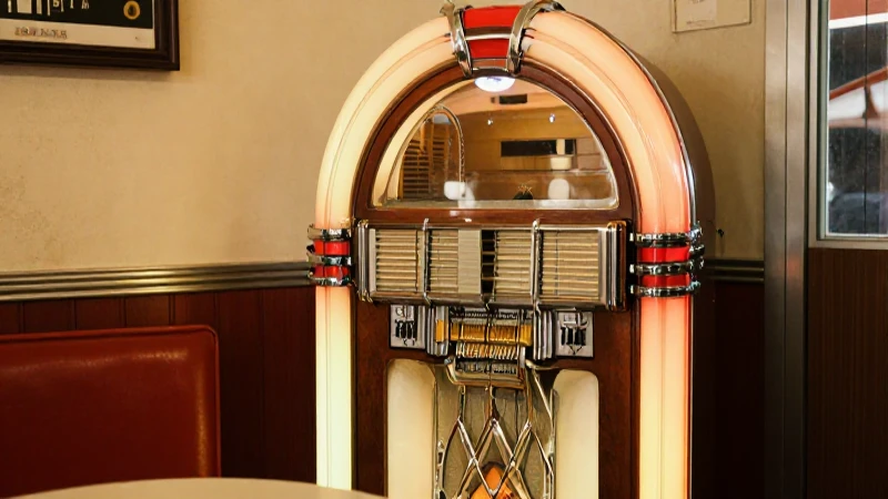 Café vintage con luz cálida y nostálgica