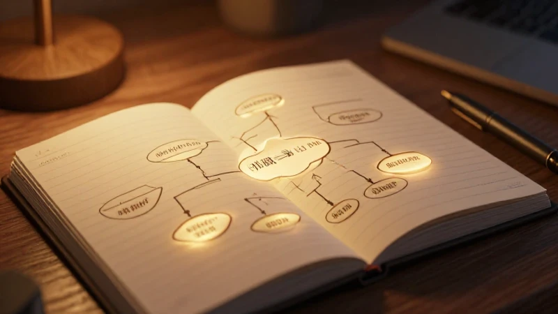 Esquema Gowin: La clave para el éxito en tus proyectos 5 Diagrama brillante en estudio, estilo ilustrativo