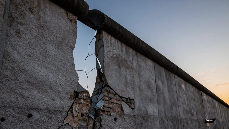 Mapa conceptual y guía sobre la Guerra Fría 8 Muro de Berlín desmoronándose al atardecer