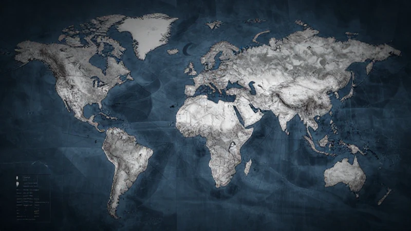 Mapa conceptual y esquema de eventos de la Guerra Fría 10 Mapa bélico global con fuerte contraste