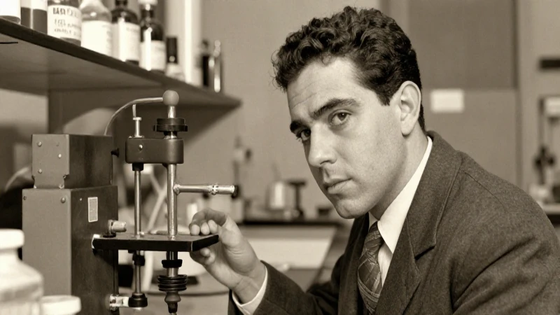 Joven Guillermo, laboratorio antiguo, tonos sépia