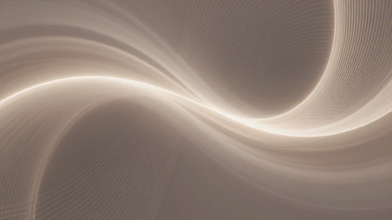 Esquema gusto 6 Formas abstractas entrelazadas con luz suave