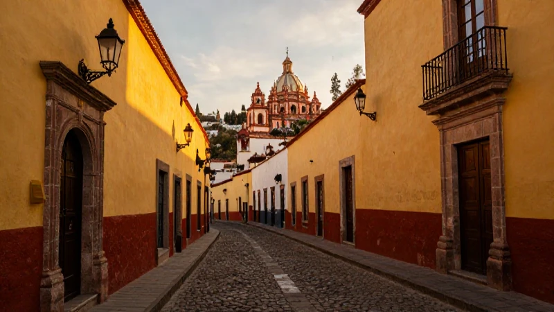 Guanajuato luce cinematográfica al atardecer