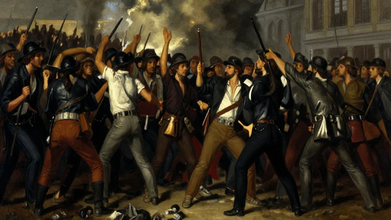 Cuál es un resumen de la Edad Contemporánea en una línea 6 Revolución parisina retratada con realismo dramático