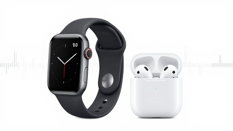 Reloj, audífonos, fondo difuminado y luz suave
