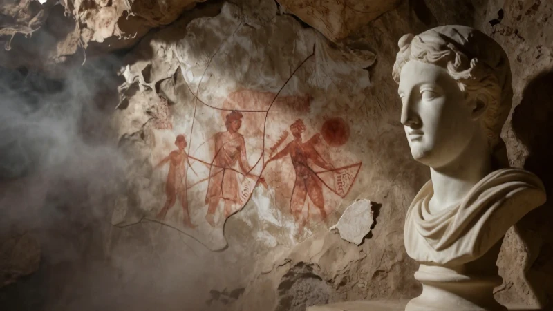 Arte antiguo recrea el paso del tiempo