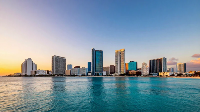 Cuál es la historia de Cancún desde sus inicios hasta hoy 4 Cancún exhibe colores vibrantes al atardecer