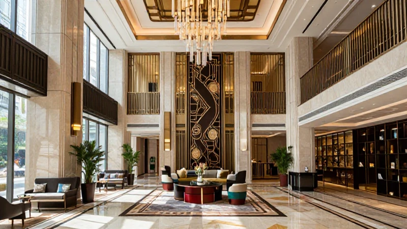 Cuál es la historia de la hotelería en México 9 Lujoso hall con luz y diseño Art Déco