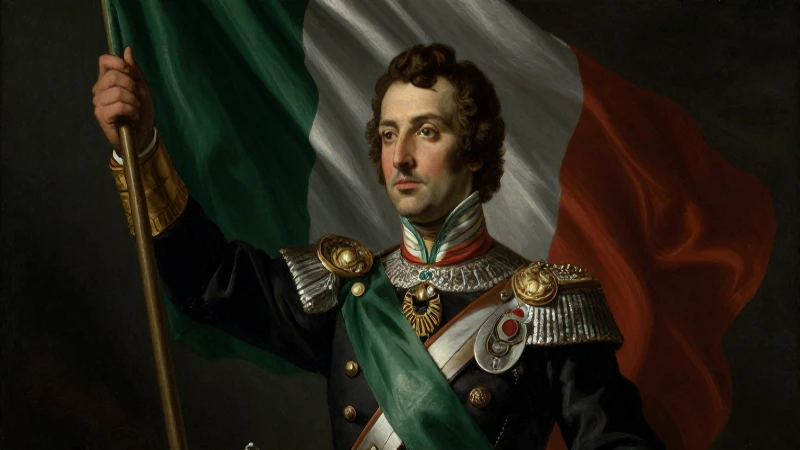 Cuál es la historia de Italia desde la Antigüedad hasta hoy 7 Retrato real con bandera italiana, estilo dramático