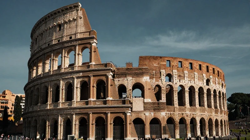 Cuál es la historia de Italia desde la Antigüedad hasta hoy 8 Ruinas del Coliseo, vista dramática y cinematográfica