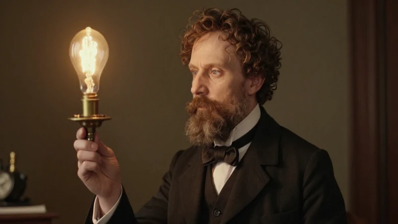 Cuál es la historia de la bombilla eléctrica en una línea del tiempo 6 Fotografía antigua con luz cálida y suave