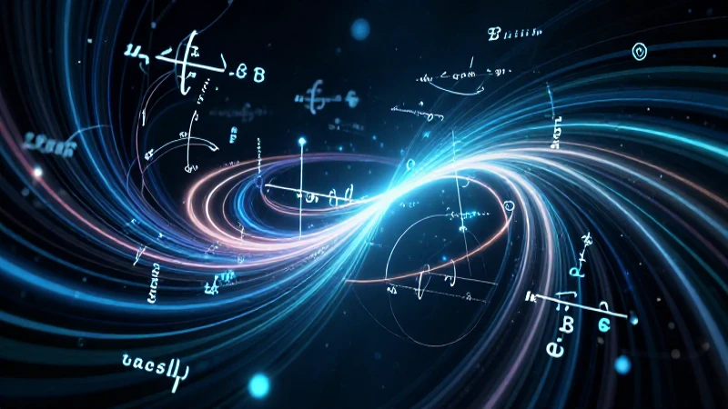 Visualizaciones abstractas, físicas y luminosas danzantes