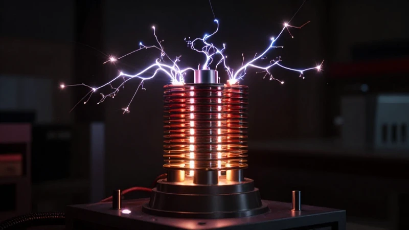Bobina Tesla: chispas eléctricas con drama cinematográfico