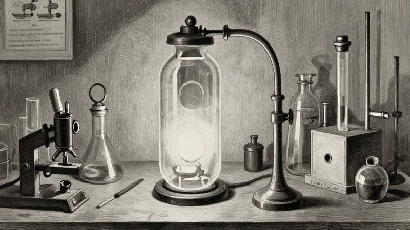 Experimento de Leyden con estilo ilustrativo antiguo