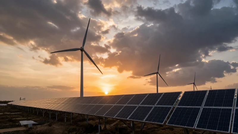 ▷ La línea de tiempo de la energía: Historia y evolución ✔️ 12 Atardecer cinematográfico sobre energía renovable