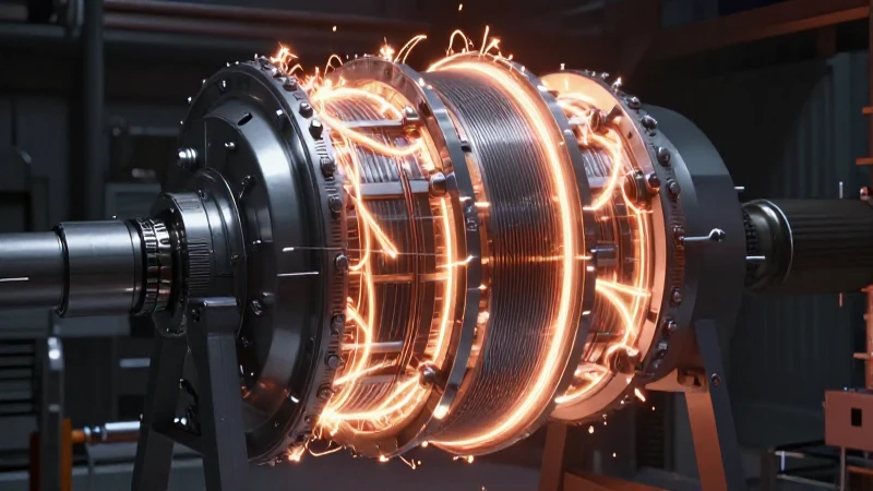 ▷ La línea de tiempo de la energía: Historia y evolución ✔️ 7 Núcleo futurista brillante con potente iluminación