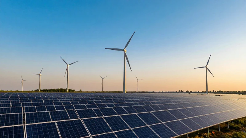 ▷ La línea de tiempo de la energía: Historia y evolución ✔️ 11 Energía renovable bajo luz dorada vibrante