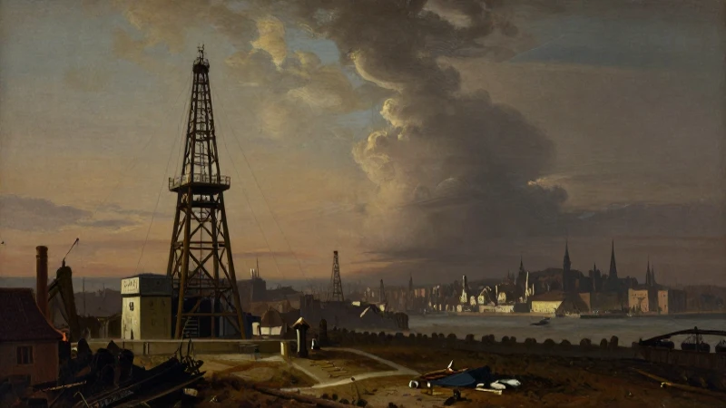 ▷ La línea de tiempo de la energía: Historia y evolución ✔️ 6 Torres petroleras dominan la ciudad victoriana