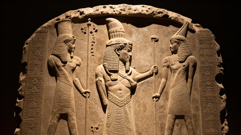 Cuál es la línea del tiempo de la escultura en la antigüedad 5 Relieve asirio muestra rey en sombras dramáticas