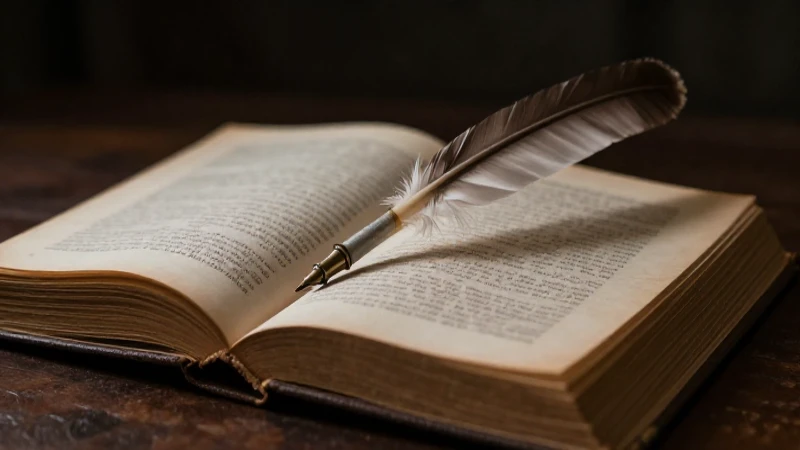 Libro antiguo abierto bajo luz dramática