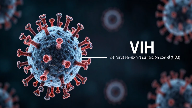 Microscopía reveló partículas virales del VIH