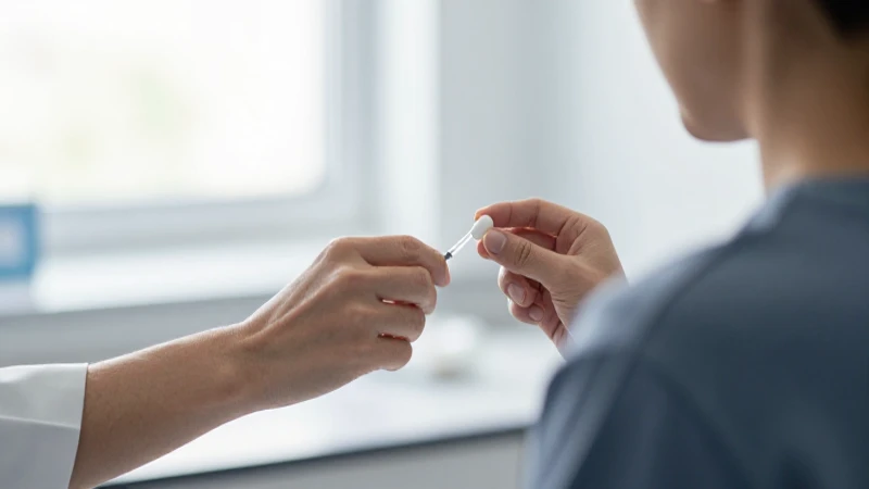 Paciente recibe antivirales con luz suave