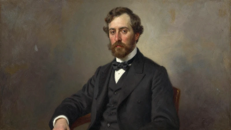 Retrato al óleo, hombre sentado formal