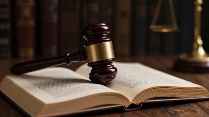 Tribunal judicial retratado con dramatismo cinematográfico
