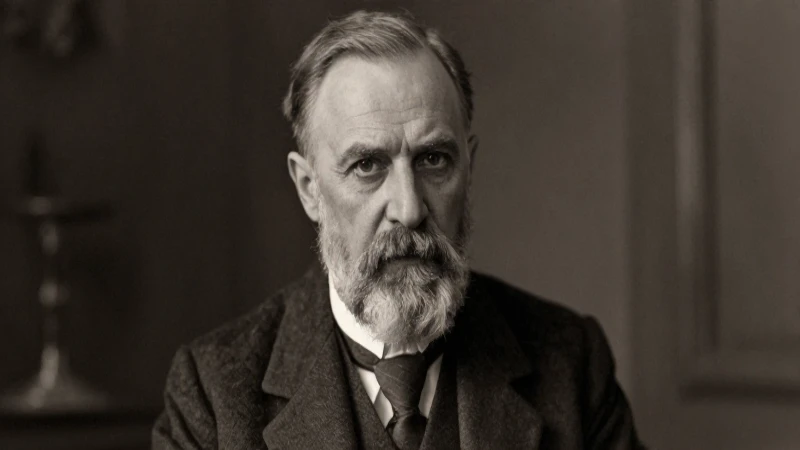 Retrato antiguo y dramático con Freud