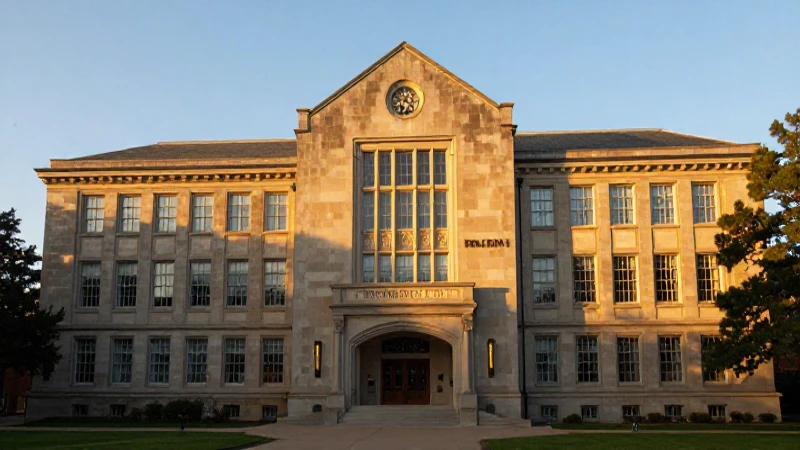 Cuál ha sido la evolución de la UAEH desde su fundación 9 Fachada histórica iluminada al atardecer universitario