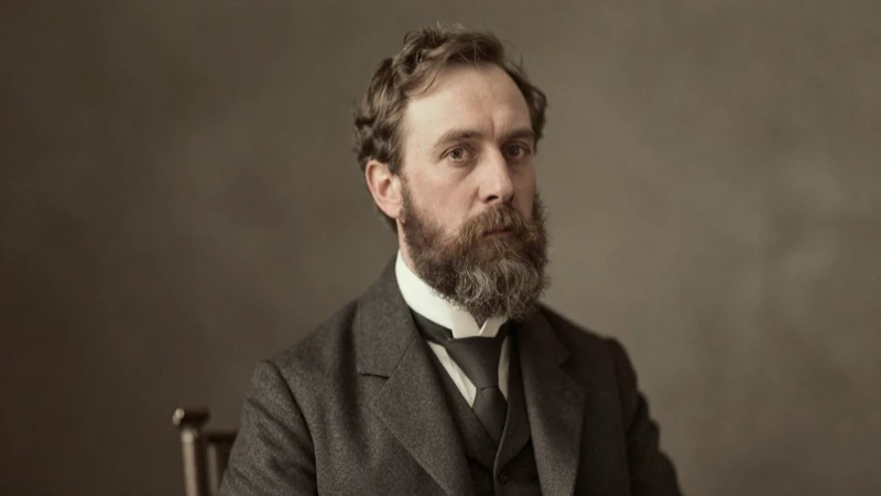 Retrato antiguo de hombre trajeado, suave luz