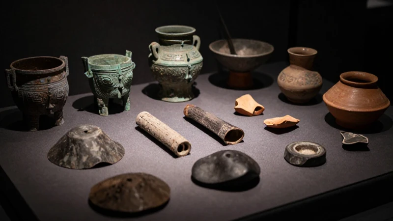 Arte antiguo con iluminación dramática